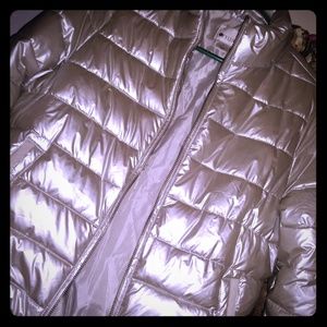 Silver down jacket
